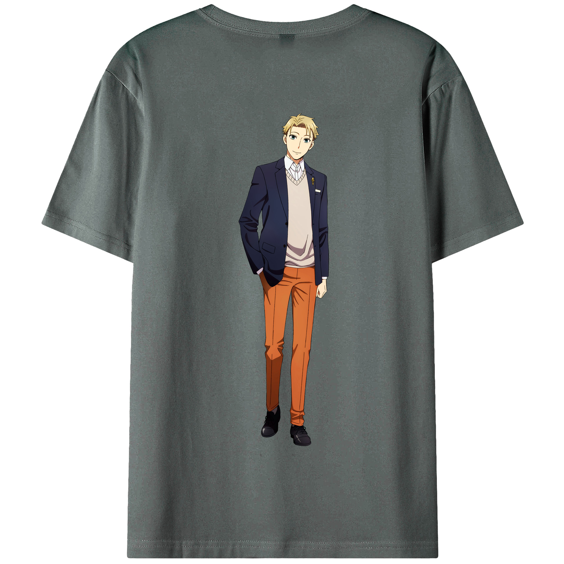 （画像用） SPY×FAMILY间谍家家酒 綿100％半袖Tシャツ（背面プリント）